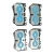 JOGO PASTILHA DE FREIO DIANTEIRO MERCEDES W206 S206.. A0004200404 Activacar
