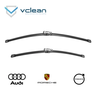 PAR PALHETAS LIMPADOR DE PARABRISA 24/20 AUDI PORSCHE VOLVO.. VC24201 Activacar