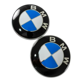 KIT 2 EMBLEMA DO CAPO E PORTA MALAS BMW X1 X3 X5 X6.. 51148132375KIT Activacar